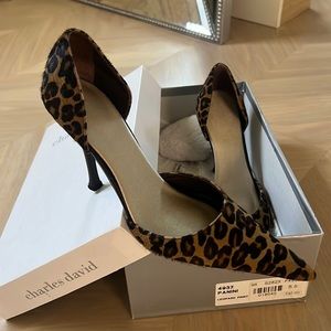 These Charles David leopard print stilettos